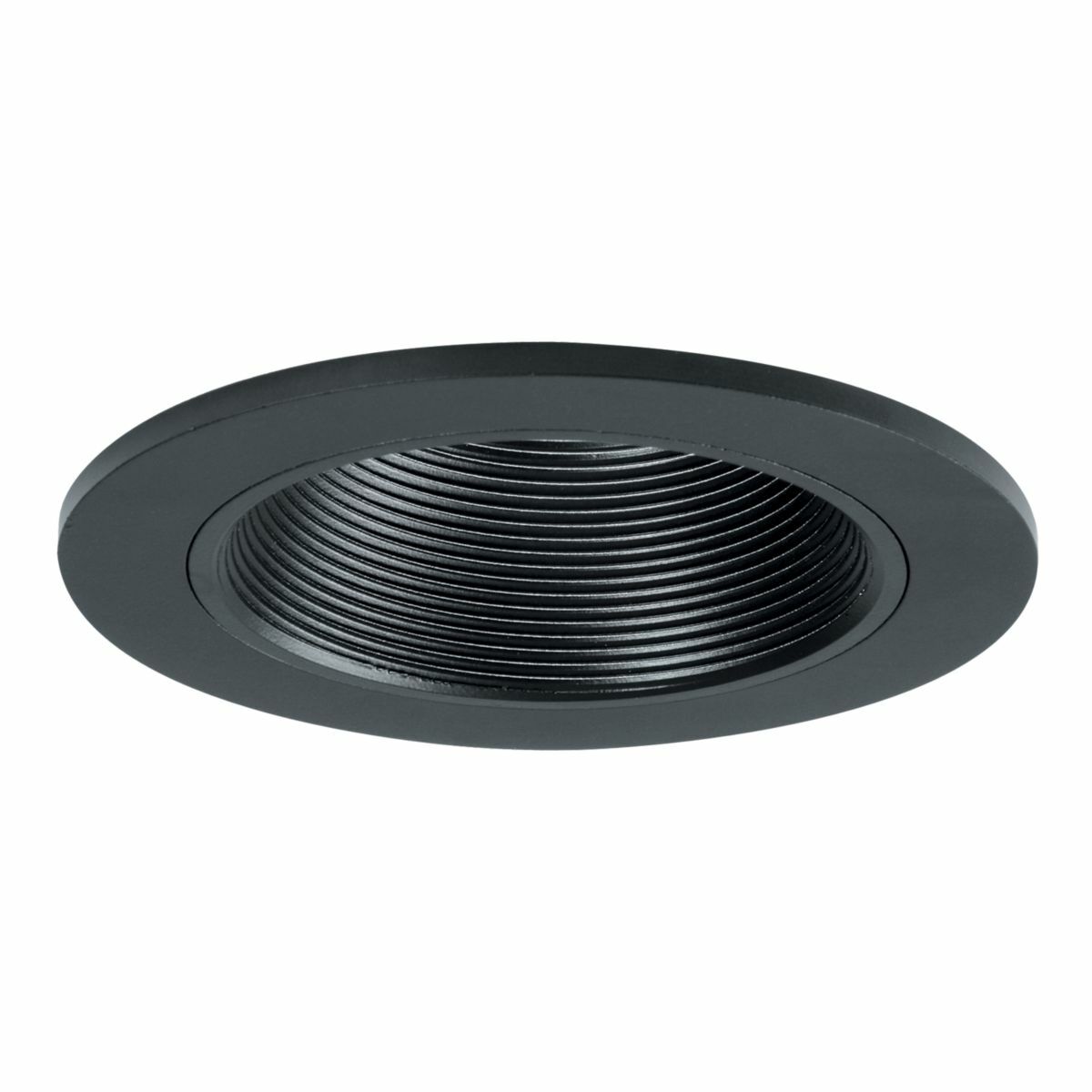 3003BKBB Halo 35 deg Tilt Adjustable New Construction Round Lighting Trim Ring, 3 in ID x 4-1/4 in OD, Incandescent Lamp, Aluminum