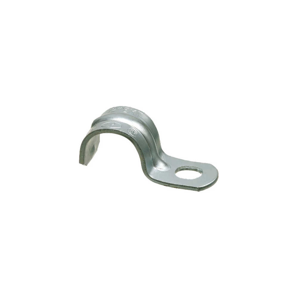 372 1-Hole Heavy Duty Click-On Conduit Strap, 1 in Conduit, Steel