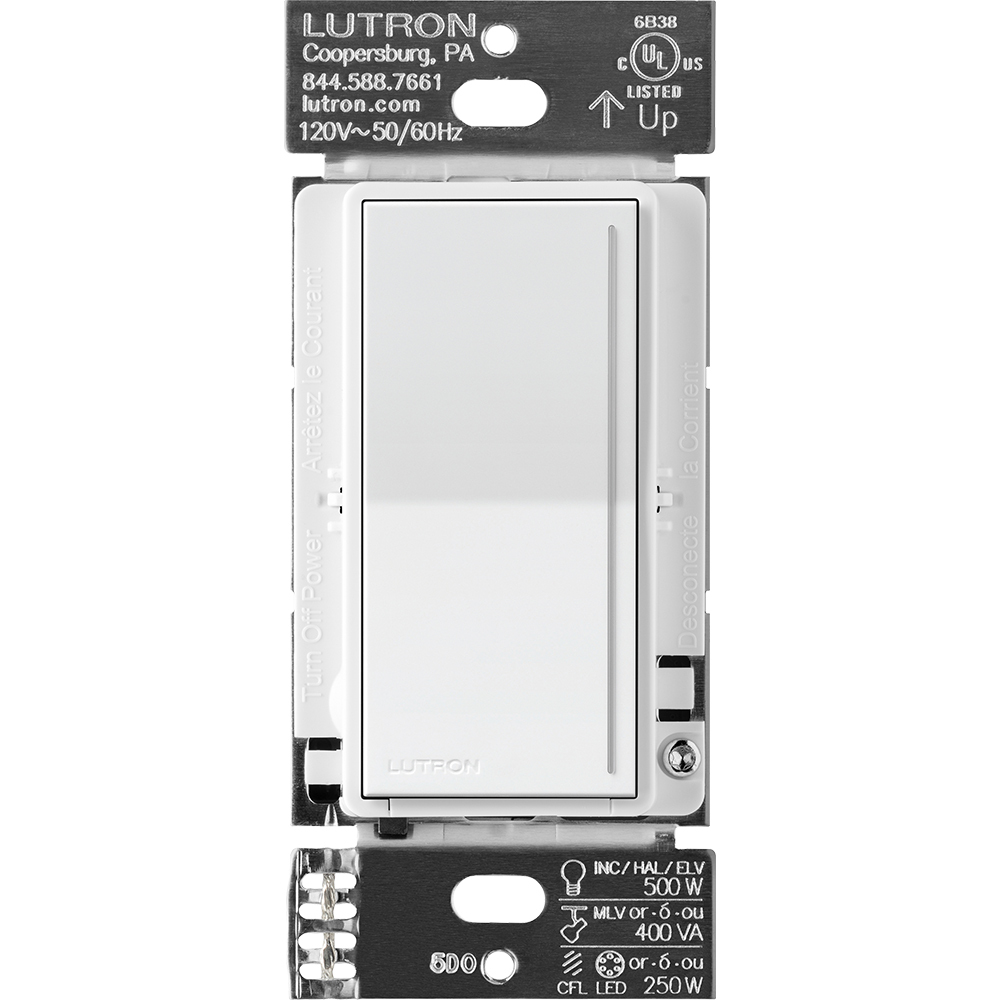 RRST-RD-WH Sunnata RF Companion Touch Dimmer for RA3 Systems, Multi-Location Remote Dimmer, 120V, White