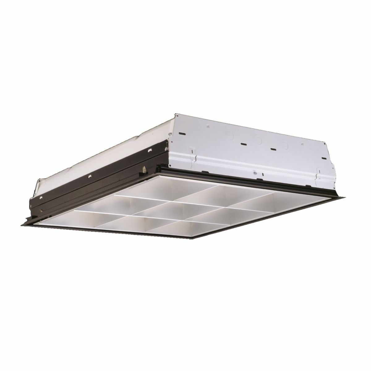 2EP3GX-2U6T8S33I-UNV-EB81-U Metalux 2EP3GAX/Paralux III High Performance Standard Commercial Indoor Troffer, (2) T8 Lamp, 120 to 277 V AC, Steel Housing