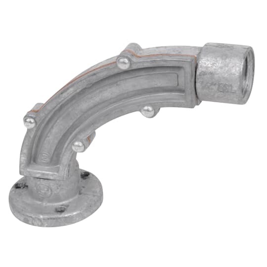 ESL-1 Red Dot Slab Insert Elbow, 1/2 in Trade, 90 deg, Die Cast Aluminum