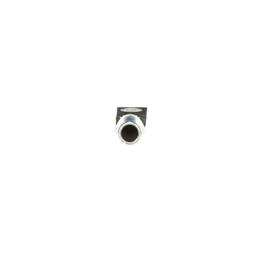 256-30695-1014 Color-Keyed 2-Hole Non-Insulated Compression Lug, 6 AWG Copper Conductor, Die Code: 24, 1/4 in Stud, Copper