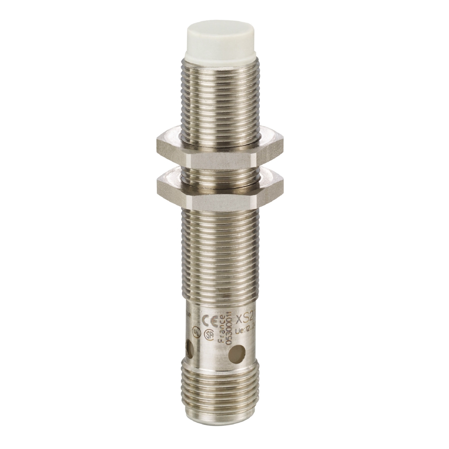 XS212SAPAM12 OsiSense XS Fixed Cylindrical Proximity Sensor, Inductive, PNP Output, 1NO Contact, 10 to 36/12 to 24 V DC
