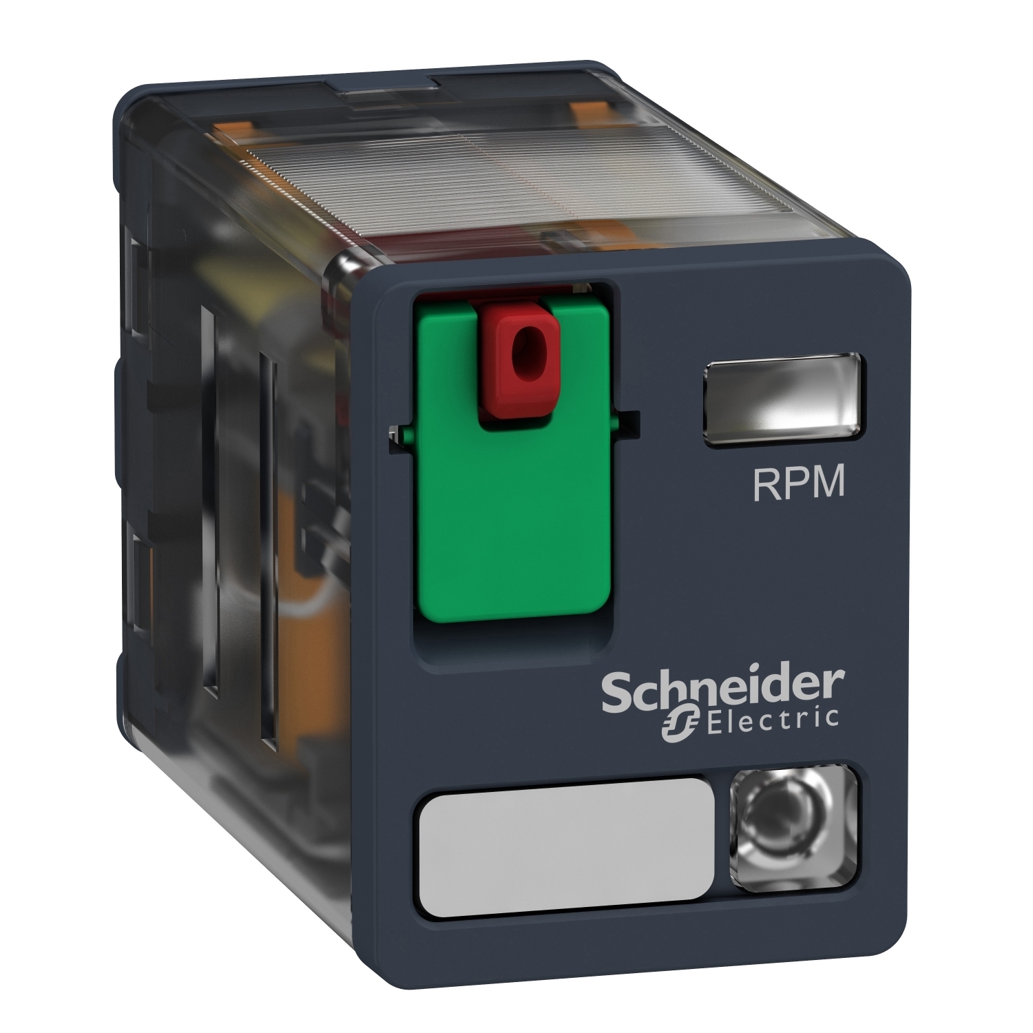 RPM22F7 Miniature Power Relay, 15 A, 8 Pin, 2NO-2NC 2 Form C Contact, 120 V AC V Coil