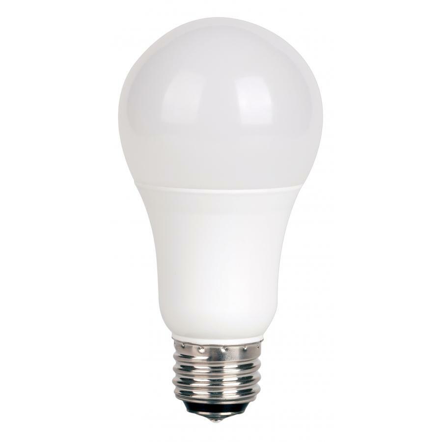 S8570 3-Way Non-Dimmable Type A LED Lamp, 3/9/12 W, 30/70/100 W Incandescent Equivalent, E26 Lamp, A19 Shape, 1050 Lumens