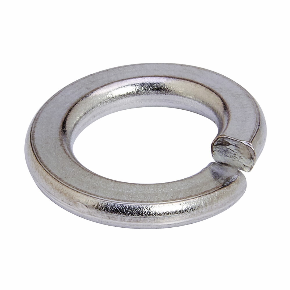 5/16LWZN Lock Washer, 5/16 in, Stainless Steel, Zinc Plated