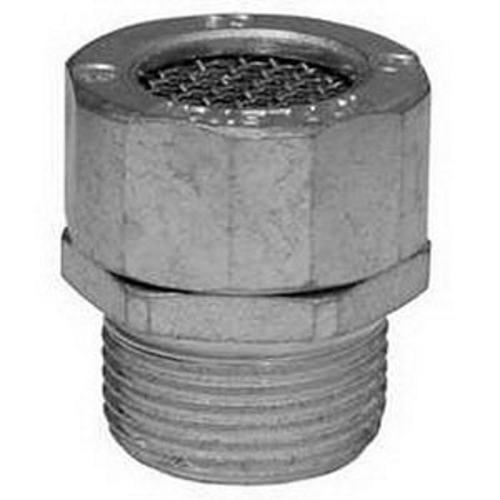 Universal Drain; 1/2 Inch, Aluminum, Tapered MNPT