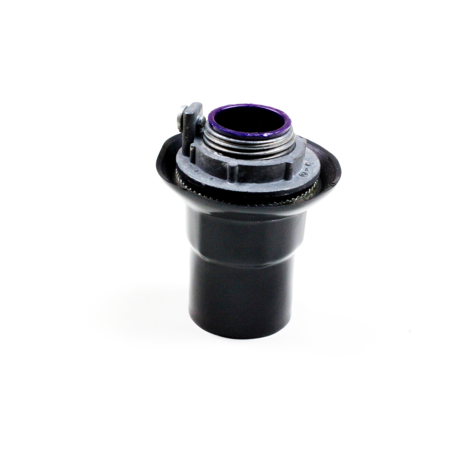 PV2500STG7 STG Knockout Conduit Hub With Ground, 2-1/2 in, For Use With Rigid Conduits, Steel, Galvanized/PVC Coated