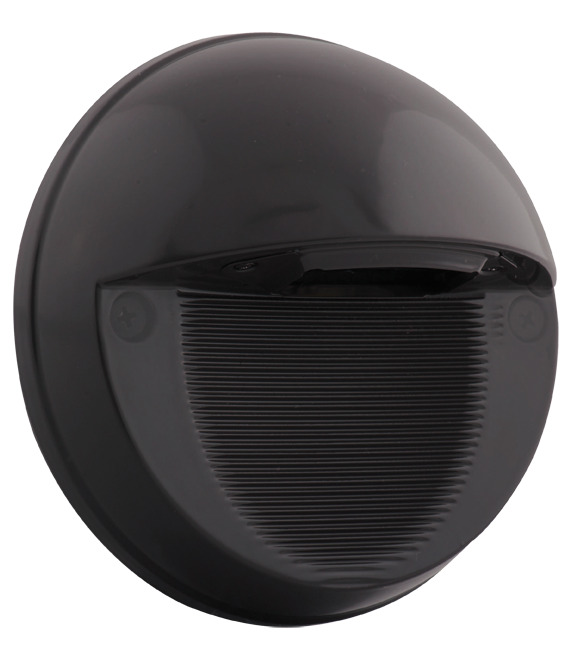 SLEDR5 Landscape Round Step Light,) LED Lamp, 5 W Fixture, 100/120/208/240 V AC, Bronze/Polyester Powder Coated Housing