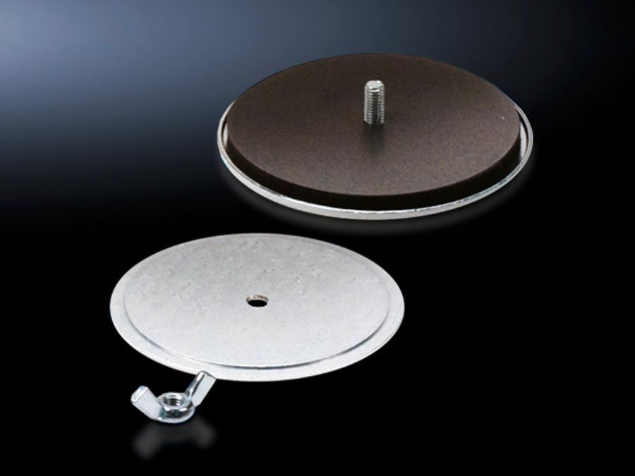 8018240 Oiltight Enclosure Hole Seal, For Use With Pushbutton Hole, Carbon Steel, Powder Coated