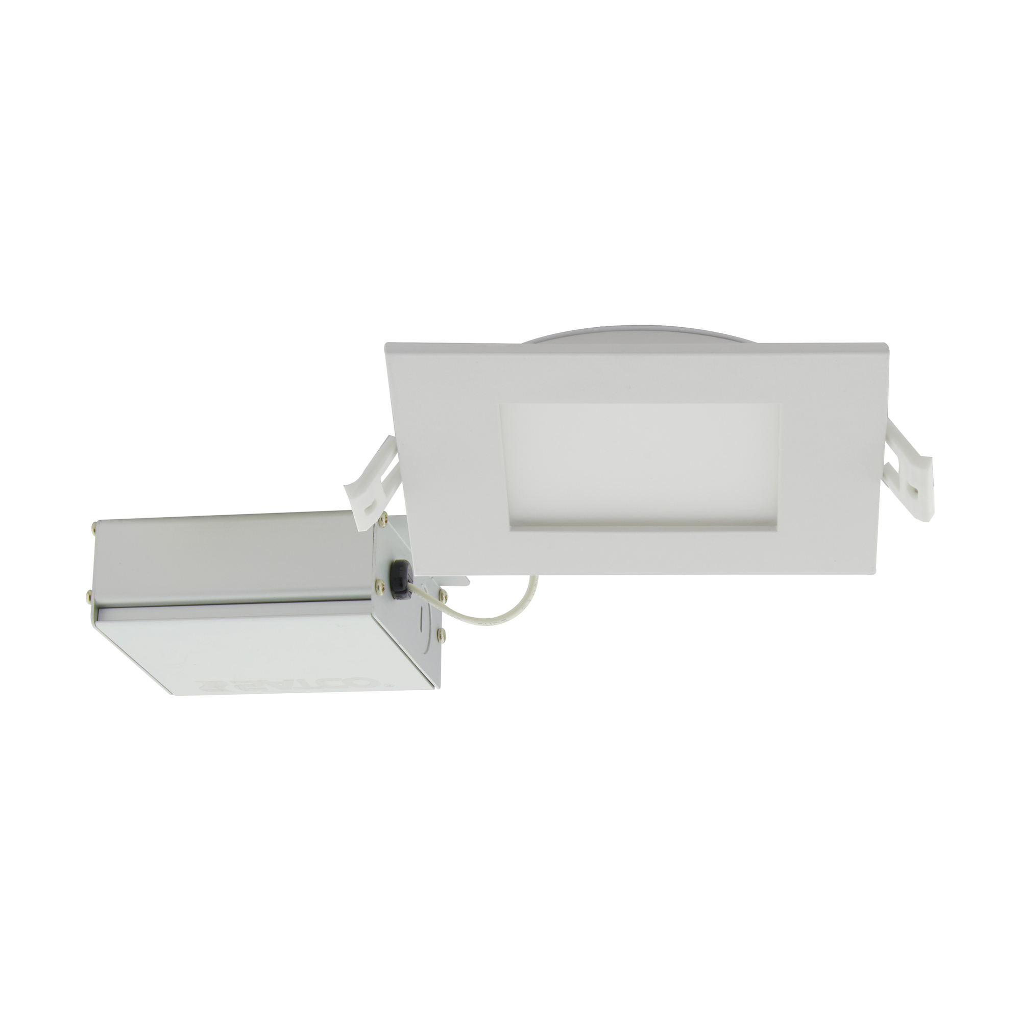 S11829 ColorQuick Contemporary Square LED Downlight, LED Lamp, 10 W Fixture, 120 V AC, Aluminum Housing