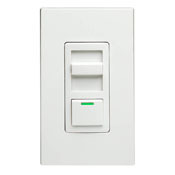 IP710-DLZ Decora IllumaTech Mark 7 3-Way Electro-Mechanical Dimmer Switch, 120/277 V AC, 1 Pole, Standard On/Off Operation, Ivory/Light Almond/White
