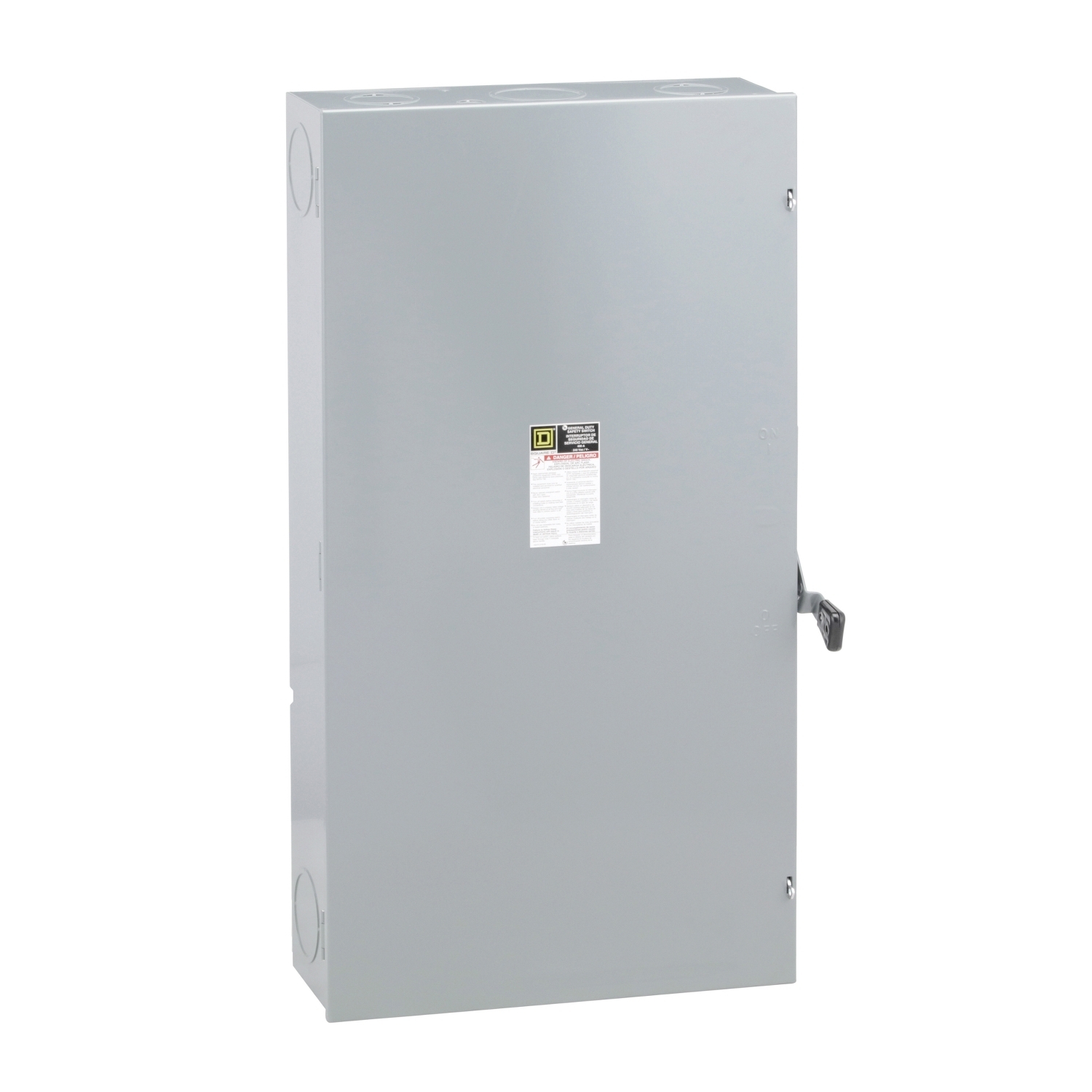 D325NT E3 Fusible General Duty Safety Switch, 240 VAC, 400 A, 50 hp, 3 Poles