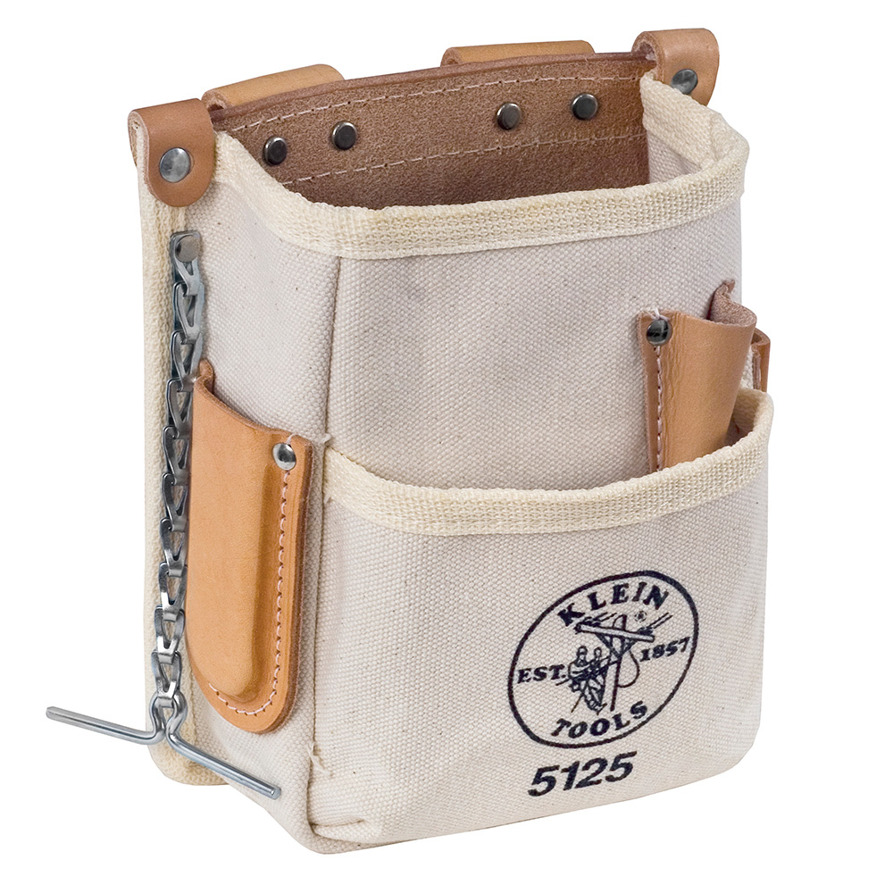 5125 5-Pocket Tool Pouch, Canvas, Tan