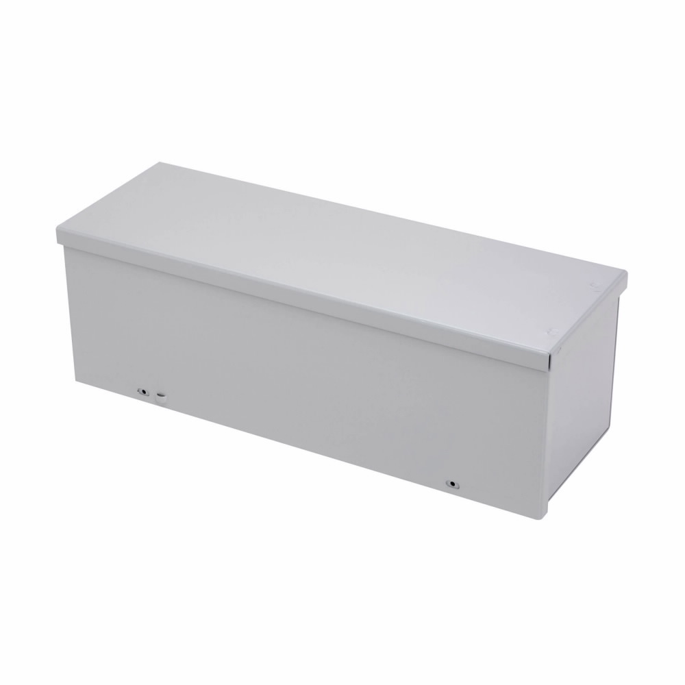 wiring trough, 6" height, 36" length, 6" width, GRT NK wiring trough, Embossed thru holes, No knockouts, Screw cover, NEMA 3R, Steel, Plated screws, ANSI 61 gray, 16 gauge