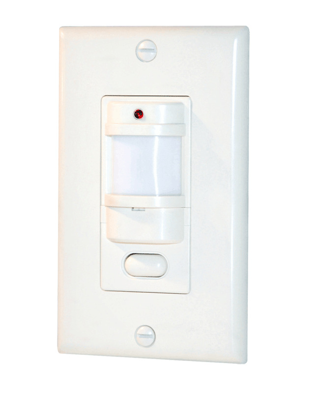 LOS800W/120 Non-Fixture Wall Mount Occupancy Sensor, 120 V AC, Passive Infrared Sensor, 1000 sq-ft Coverage, 180 deg Viewing