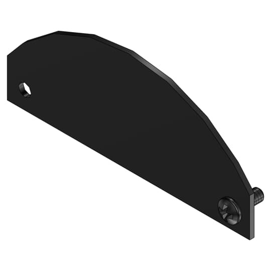 FPT4-CPB-BLANK Steel City Blank Compartment B Communications Device Plate, Steel