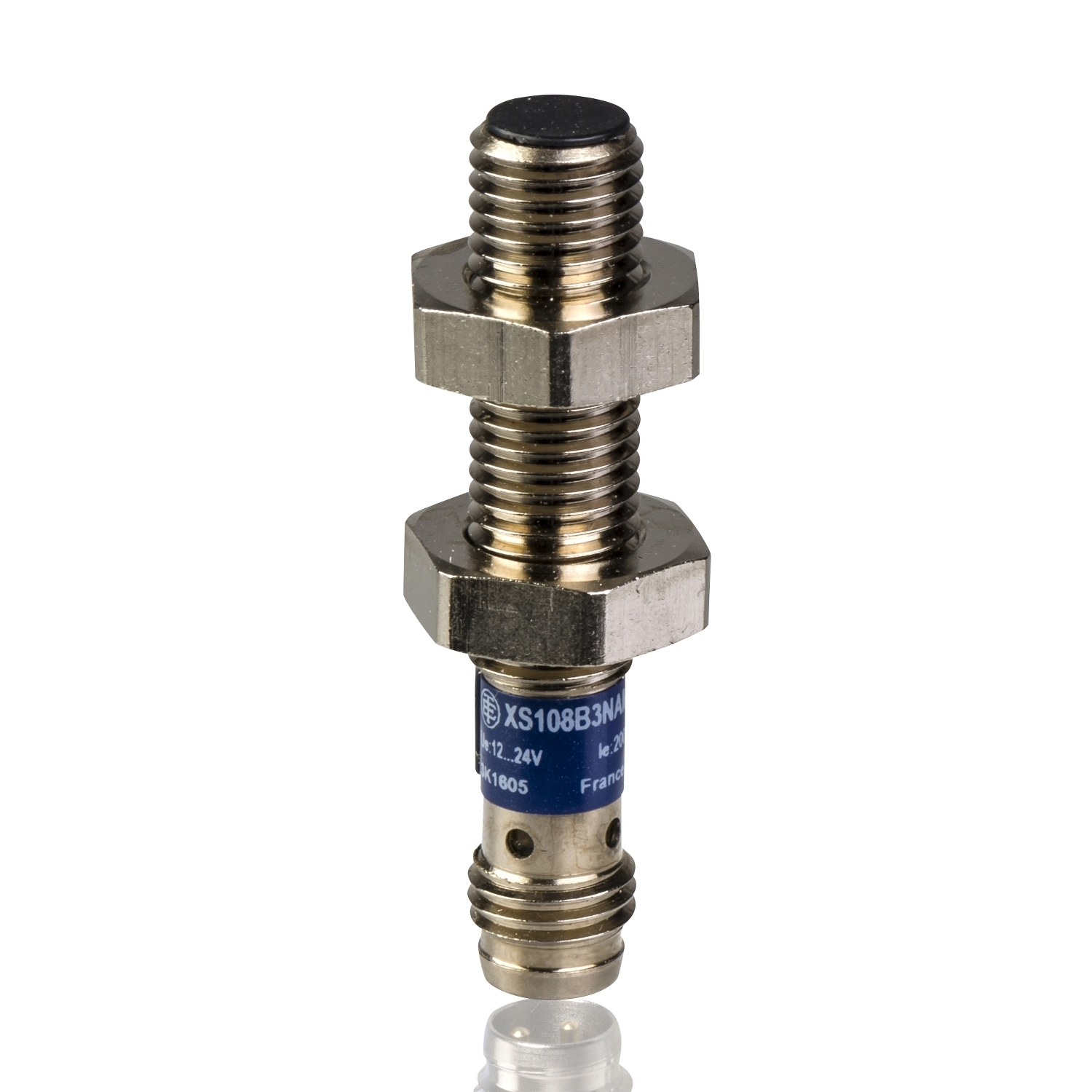 XS108B3PAM8 XS1 Fixed Cylindrical Proximity Sensor, Inductive Sensing, PNP Output, 1NO Contact, 10 to 36/12 to 24 V DC