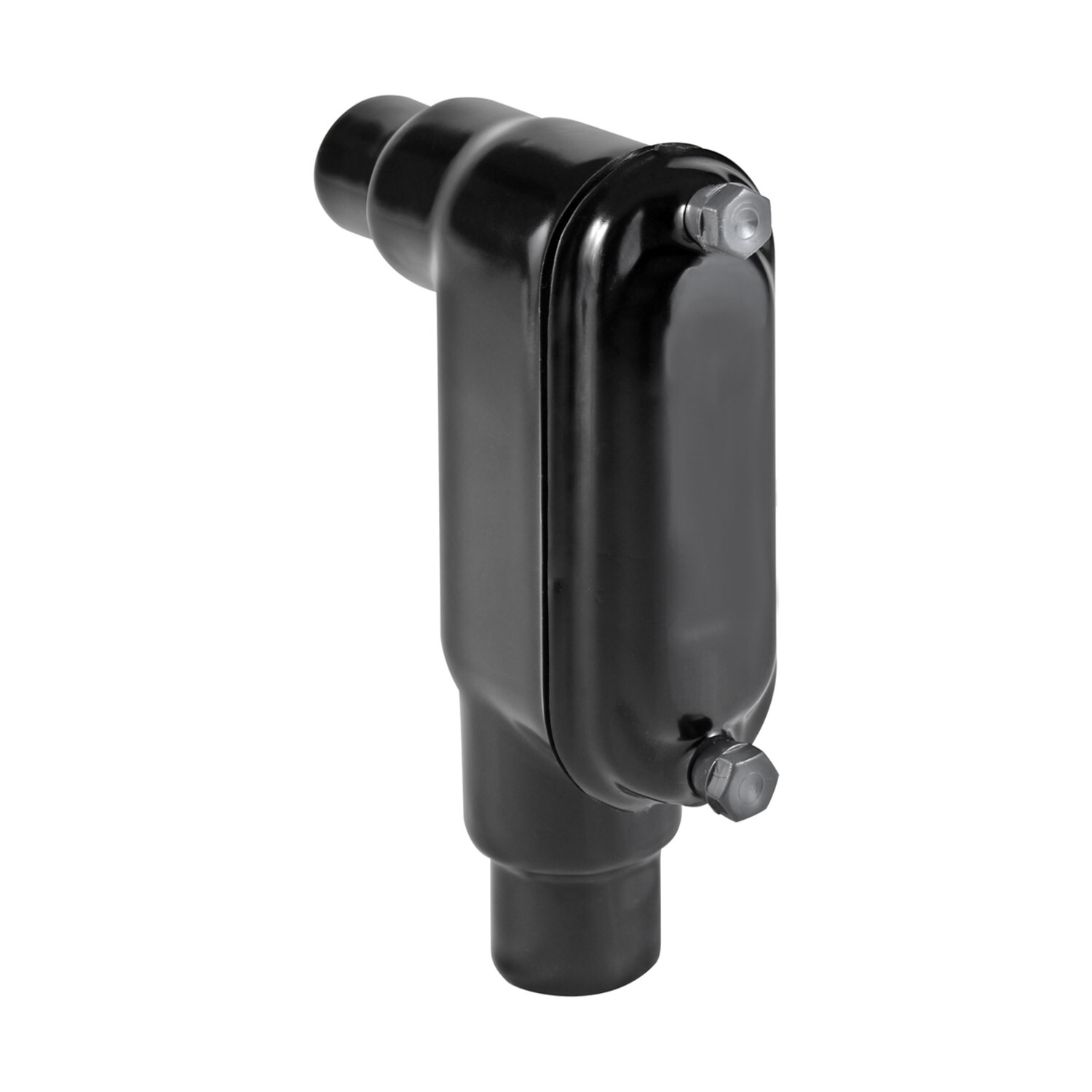 PV2000LB68 Type LB Conduit Body With Cover, Screws, 2 in Hub, 8, Steel, Galvanized/PVC Coated