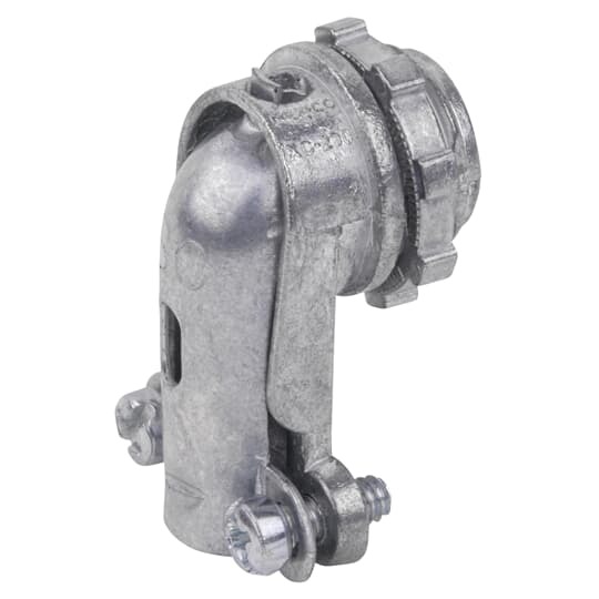 XC-492 Steel City Non-Insulated Conduit Connector, 3/4 in Trade, 1 to 1-1/8 in Cable Openings, Malleable Iron, Zinc Plated