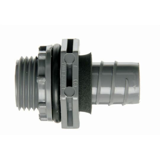LN43DA Carlon Straight Conduit Connector, 1/2 in Trade, PVC