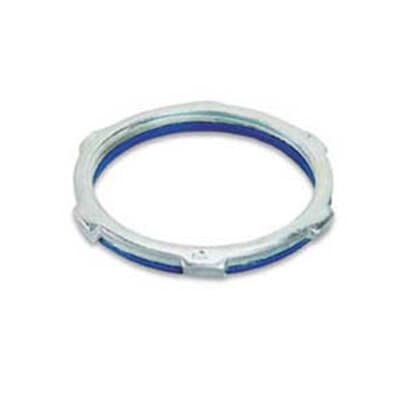 LS-105 Steel City Sealing Locknut, 1-1/2 in, For Use With Rigid/IMC Conduit, Steel, Zinc Plated