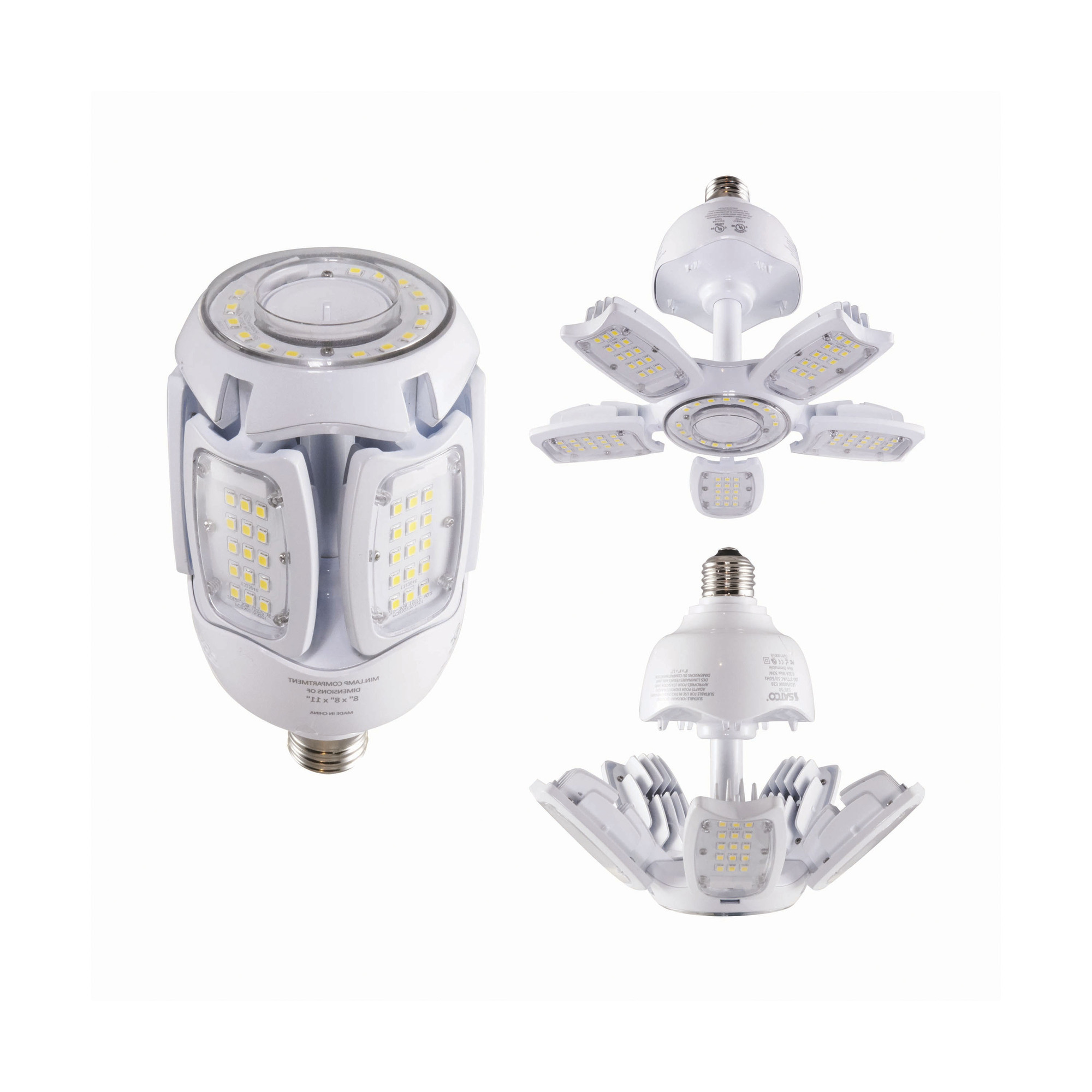 S39768 Type B Ballast Bypass Non-Dimmable LED HID Replacement Lamp, 30 W, 200 W Incandescent Equivalent, E26 Lamp, ED28 Shape, 3840 Lumens