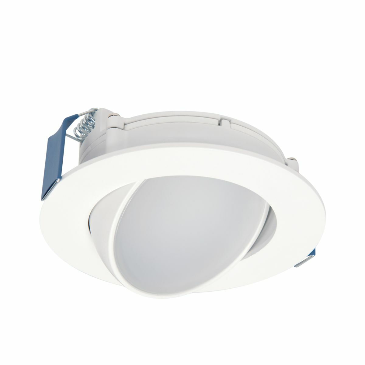 HLA406FL9FS1EMWR Halo MicroEdge Directional Selectable Downlight, LED Lamp, 10.5 W Fixture, 4.73 in Ceiling Opening, 120 V, Die Cast Aluminum Housing
