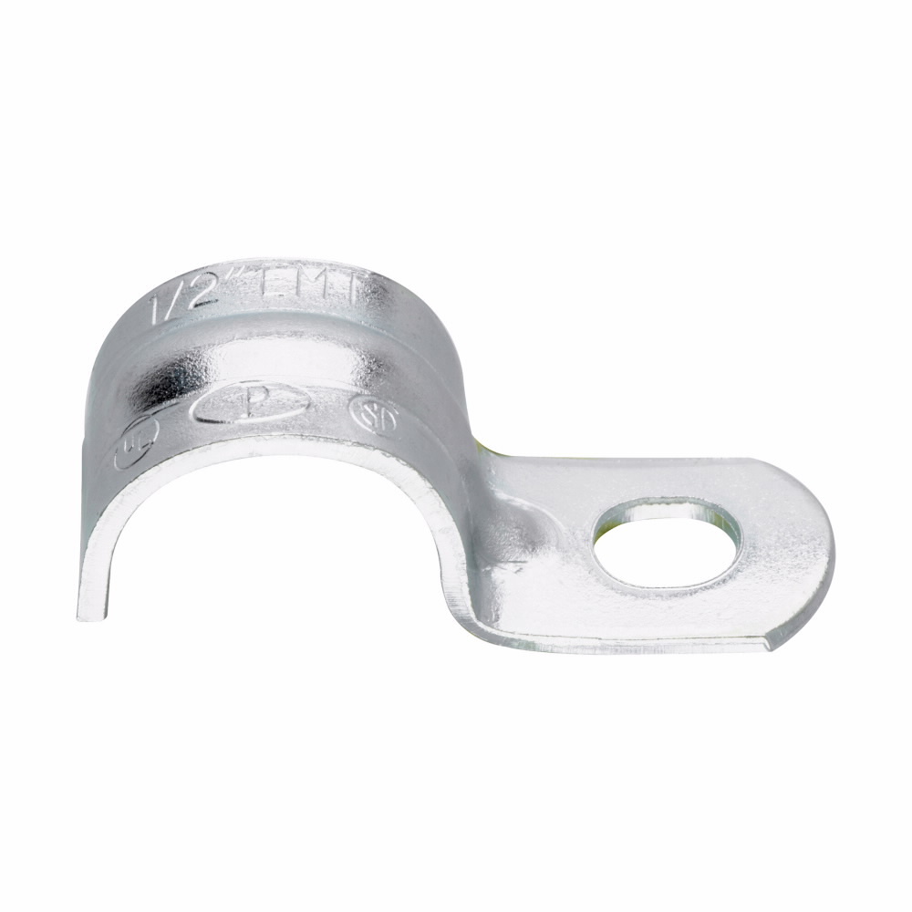 567BX Conduit Strap, 3/8 in, For Use With AC/MC/Rigid and Flexible Metallic Conduit, Steel