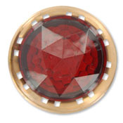 405-GR Round Pilot Light Jewel, For Use With Single Receptacle Hole Pilot Light, 1.375 to 1.406 in Dia Cable, Green