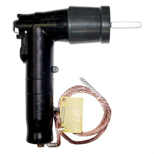 167ESA-18 Elastimold Insulated Shielded Elbow Surge Arrester, 80.5 kV Maximum Discharge, EPDM Rubber, 15.3 kV RMS MCOV Surge, 200 A