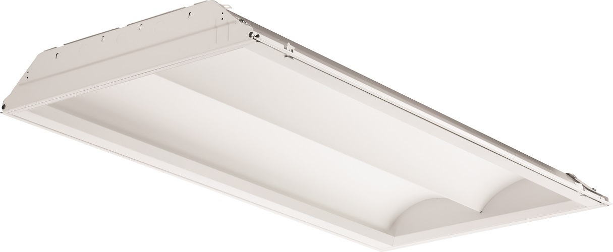2BZL4 48L EZ1 LP840 Indoor Troffer, 46 W Fixture, 120 to 277 VAC, Steel Housing