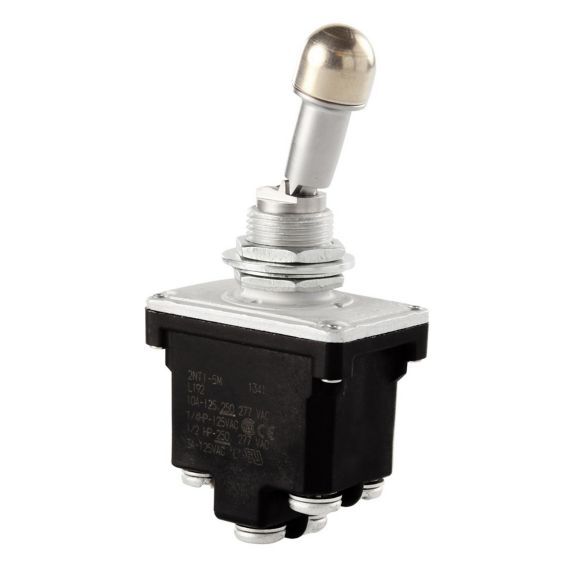 1NT1-7 MICRO SWITCH NT Series Toggle Switch, 7 V AC/250 V DC, 15/10 A, 1CO SPDT Contact
