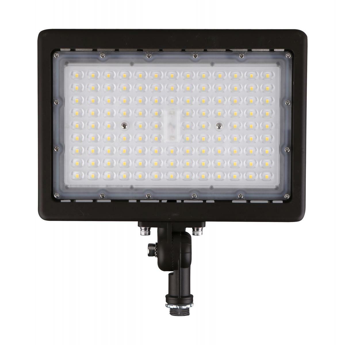 65-617 Nuvo LED Flood Light, LED Lamp, 90 W Fixture, 120 to 277 V AC, Bronze Housing