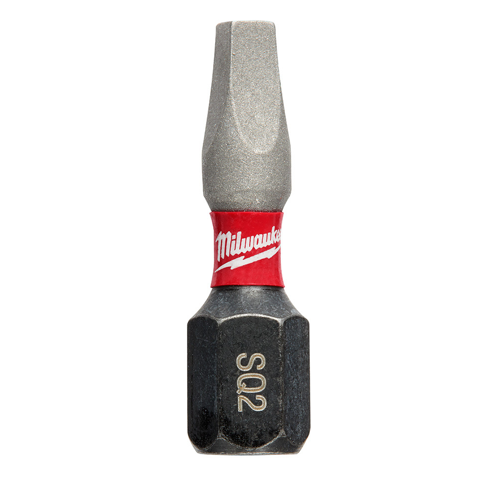 48-32-4722 Shockwave Impact Duty Impact Insert Bit, #2 Square Point, 1/4 in, Steel
