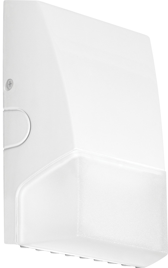 BRISKS17L-730W BRISK Economical Outdoor Wallpack,) LED Lamp, 13.6 W Fixture, 120/208/240/277 V AC, White/Polyester Powder Coated Housing