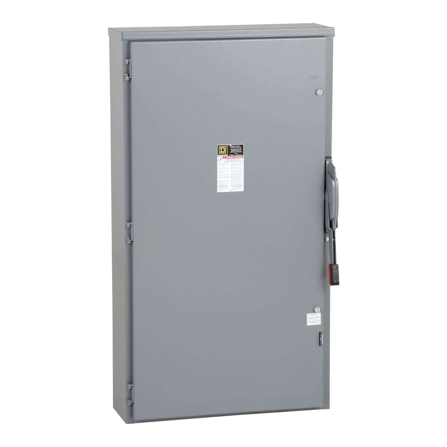 HU365NR Heavy Duty Non-Fusible Single Throw Disconnect Switch, 600 V AC/DC, 400 A, 350 hp, 3 Poles