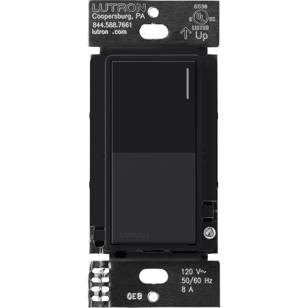RRST-8ANS-MN Sunnata RF Neutral Switch for RA3 Systems, 8 Amp, 1 Pole/Multi-Location, Neutral Required, 120V, Midnight