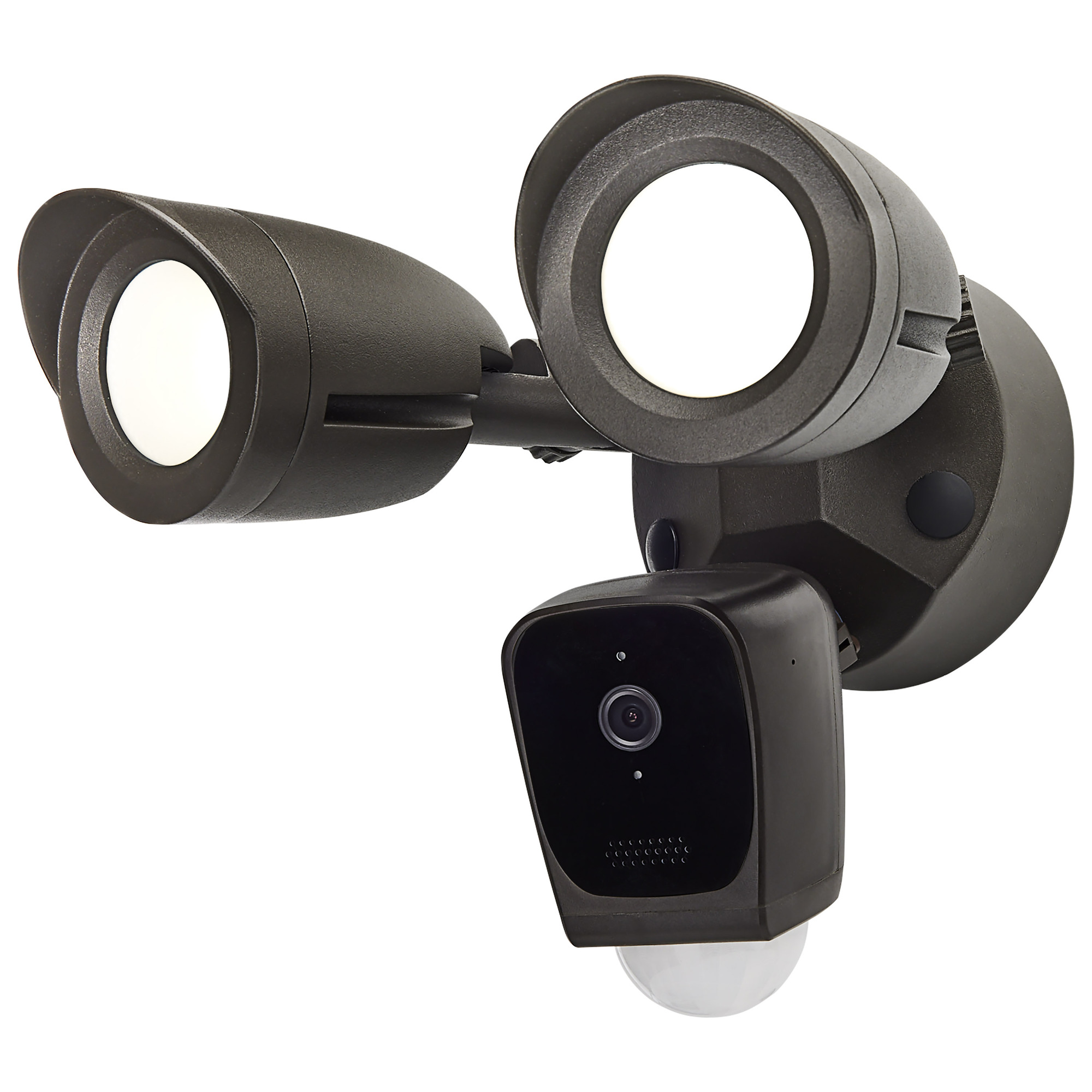 65-902 Nuvo Security FloodLight With Camera, 20 W Fixture, 120 to 277 V, Brown Housing