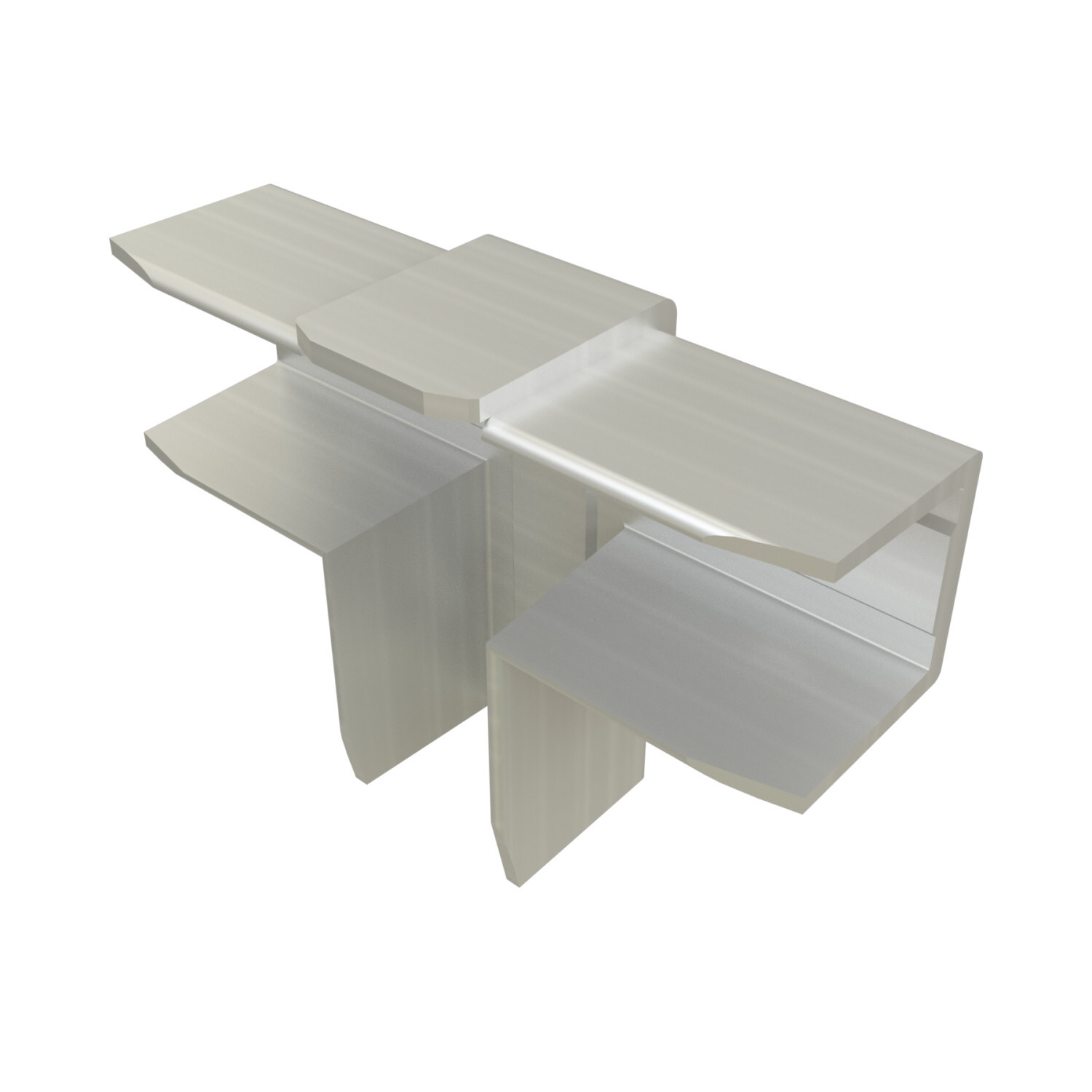 P2901-AL Tee In-Channel Joiner, 3 Holes, Cast Aluminum