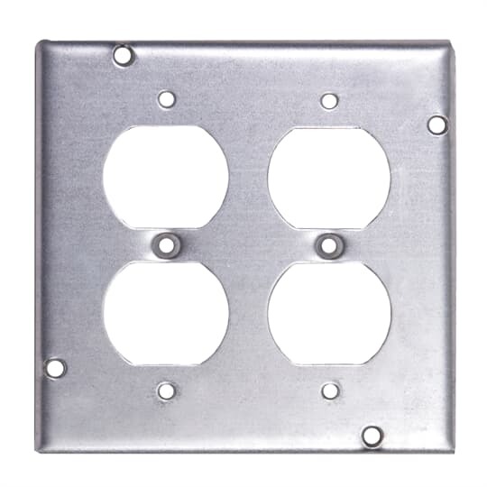 RSL-8 Steel City Surface Cover, 4-11/16 in L x 4-11/16 in W x 1/2 in D, Steel