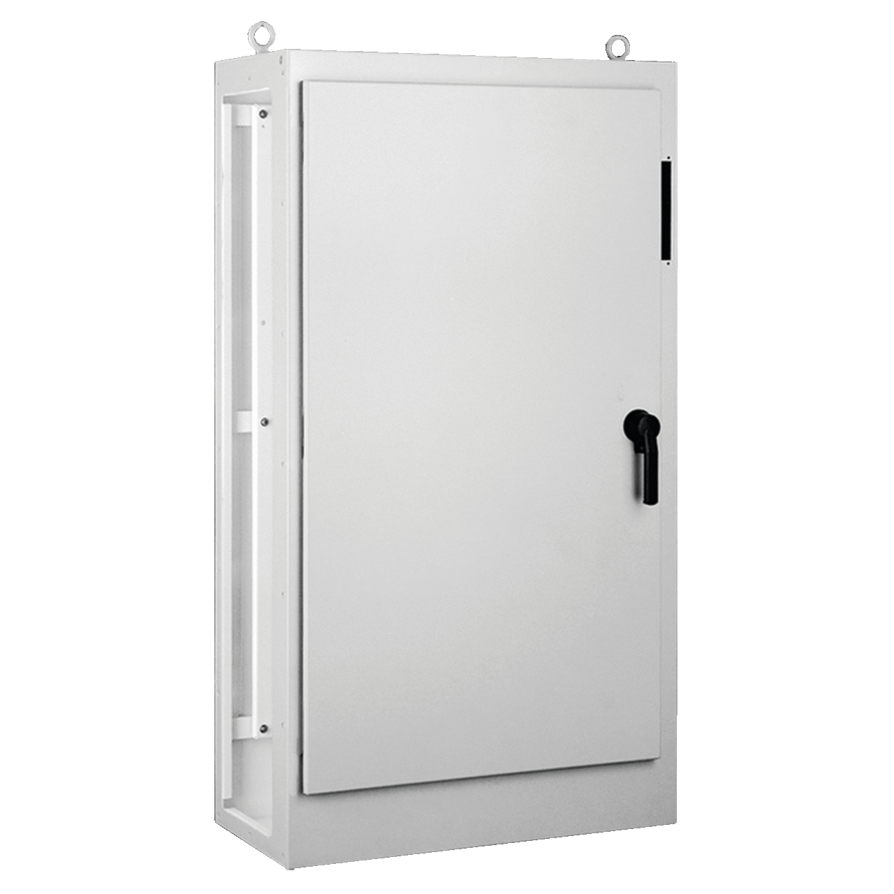 AMOD84X7818FTC A34 Left Side Open Two Door Modular Disconnect Enclosure With Panel, 84.12 in L x 78-1/2 in W x 18.12 in D, NEMA 12/IP55 NEMA Rating, Steel