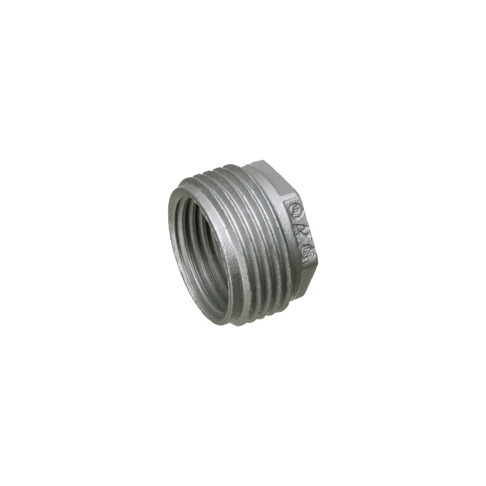 522 Hex Head Reducing Bushing, 3/4 x 1/2 in Trade, Die Cast Zinc