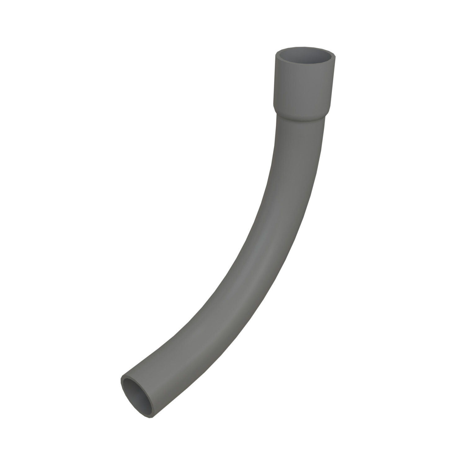 802762 Belled End Standard Radius Conduit Elbow, 4 in Trade, 90 deg, PVC
