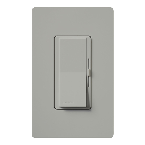 DVTV-GR Diva 0-10V Dimmer Switch, 30 mA sink, 24V, 1 Pole/3-Way, Power Pack Required for 120V, Switching, Gray