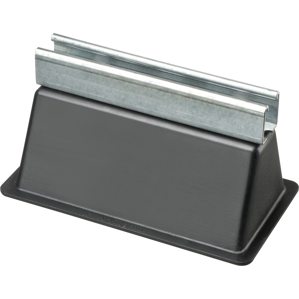 RTS4 Rooftop Support, 4 in L x 6 in W, For Use With Circular/Raise Conduit and 4 in Off Roof Surface Raceway, Plastic