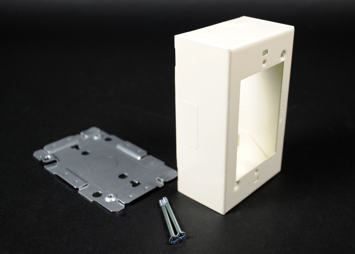 S2048 1-Gang Device Box, 4-5/8 in L x 2-7/8 in W x 1-3/4 in H, Steel