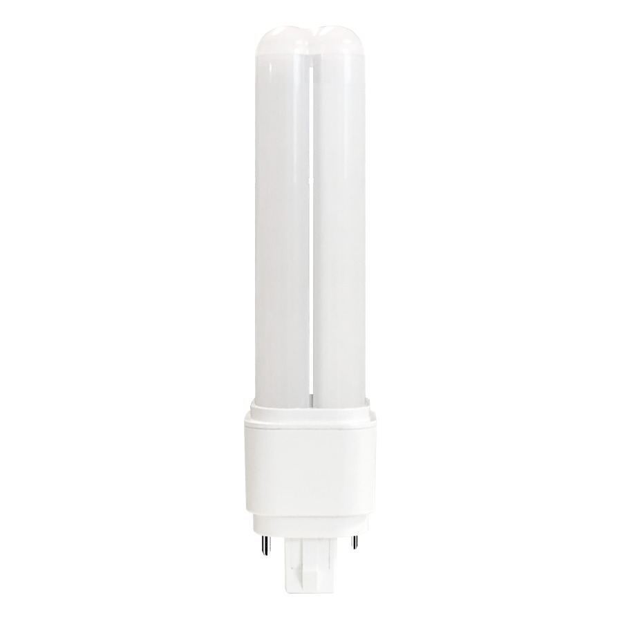 PLC-7-O-835-HYB Type A Plug and Play/B Compact Dual Mode Hybrid Non-Dimmable LED Lamp, 7 W, G24d Lamp, PLC-O Shape, 880 Lumens
