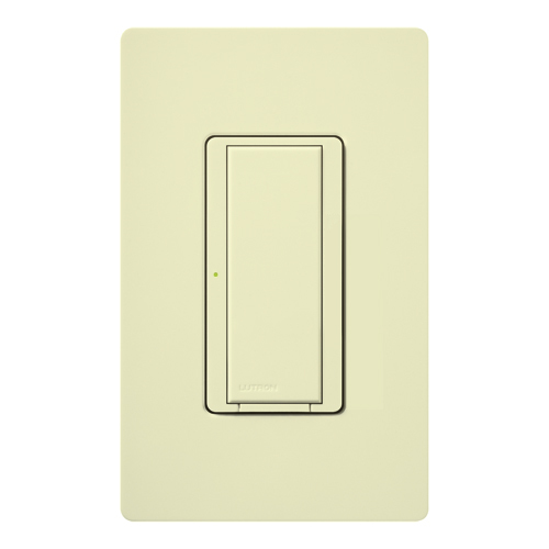 RRD-8ANS-AL Maestro RF Switch for RA2Select/RA3, 8 Amp Light/5.8 Amp Motor, 1 Pole/Multi-Location, Neutral Required, 120V, Almond