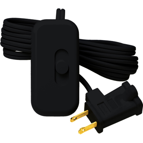 TTCL-100H-BL Credenza LED+ Plug-In Lamp Dimmer, Single Outlet, 100W LED, Black
